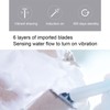 Men Electric Double Edge Razor Portable Adjustable Vibration Metal Shaver