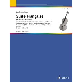 Bazelaire - Suite Francaise Op 114 Cello/Piano