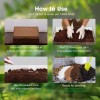 VIVOSUN 11 lbs 5000G Coco Coir Brick,100% Natural Organic Coconut