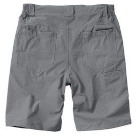 linlon Men's Hiking Cargo Shorts Quick Dry Lightweight Travel Shorts with Pockets for Fishing Camping l #6227-Grey-40