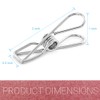 40 Pack Stainless Steel Small Clothes Pins Durable Clothes Pegs