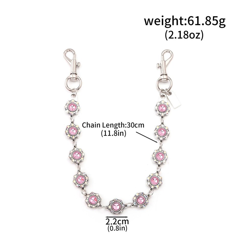Disengor Bag Purse Chain Charms for Handbags - Sparkle Rhinestone