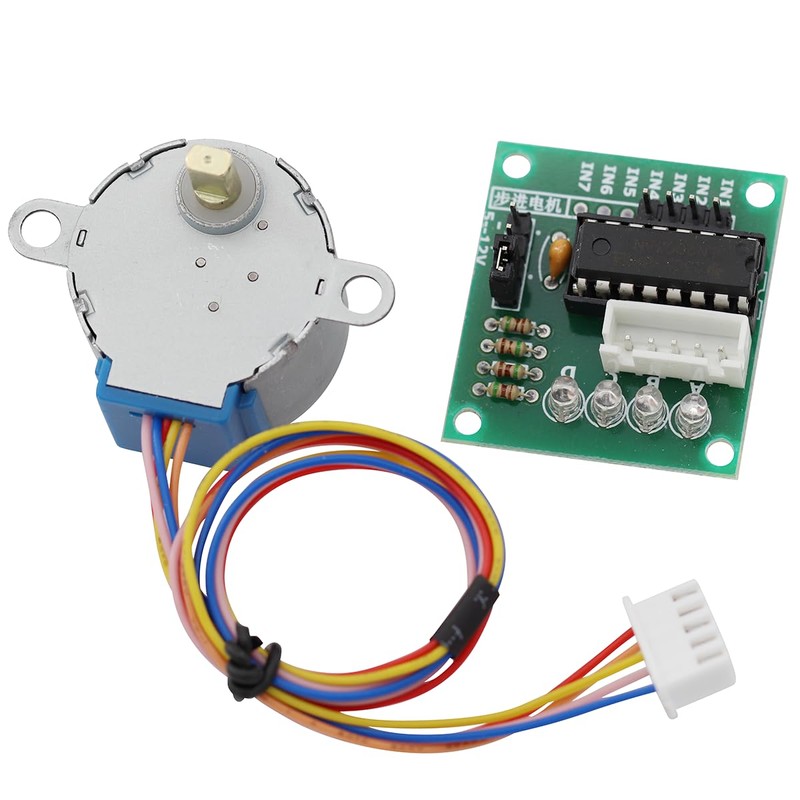 Heevhas 2 Sets of 28BYJ-48 5V 4-Phase Stepper Motor Set