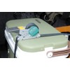 Wolfcraft 3271000 Ratschen-Bandspanner mit Haken und Bandaufwicklung (Spannkraft 80 kg)