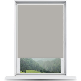 Windowpix ShadePix Blackout Roller Window Shade Custom 46 x 72 Dark Stone