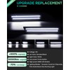PWOBVZ Dynamic White LED Side Marker Lights Compatible for Dodge