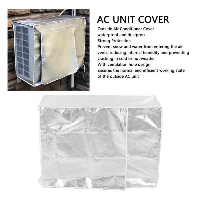 Outside Air Conditioner Cover Waterproof Windproof Sun Protection AC Unit