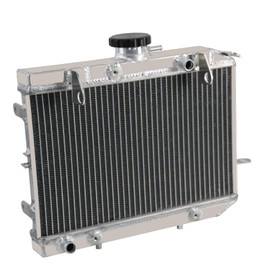 EGINCOOLER 2 Row Core Radiator for Honda Rincon 650/680 TRX650F TRX680F 2003-2018 All AA5052 Aluminum Radiador Radiators 2004 2005 2006 2007 2008 09 10 11 12 13 14 15 16