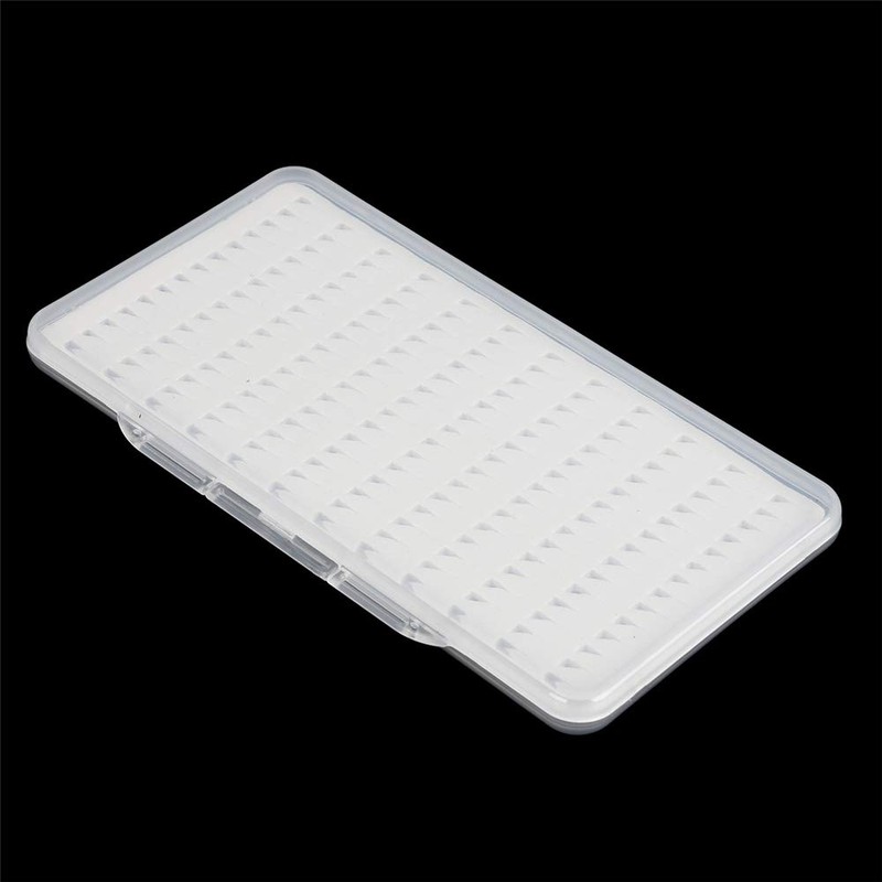 ANCLLO Super Large Capacity Slim Foam Fly Boxes Clear Lid
