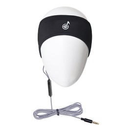 MMUSS Sleep Headphones with Music Headband with Ultra Thin Stereo Speakers Control Button.Perfect for Sleeping,Sports,Air Travel,Meditation and Relaxation (SHButton Blue 3.5mm)