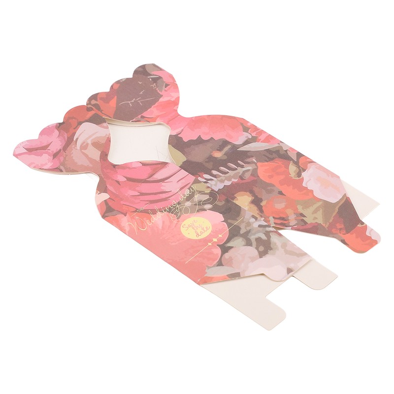 50 Set Wedding Favor Boxes Floral Pattern Retro Style Easy