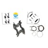 AARNAV Complete V Brake Set V Brakes, Cables Black Levers,