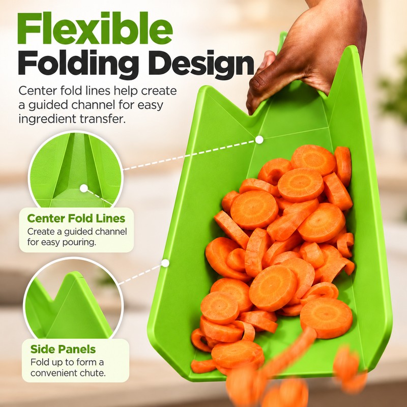 Folding Cutting Board for Everyday Food Prep – Foldable Chopping