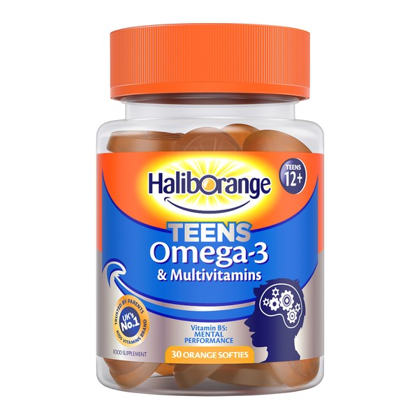 Haliborange Kids Teens Omega-3 & Multivitamins Softies, 30 Pack