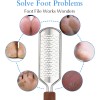 Pefei Professional Pedicure Foot File, Stainless Steel Detachable Foot Scrubber