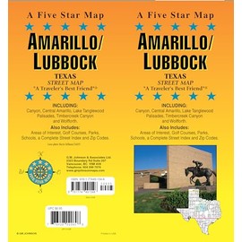 Amarillo / Lubbock, Texas Street Map