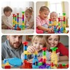 Marble Run, 109 Pcs Marble Maze Race Building Blocks Toy