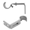 Fodlon Curtain Rod Brackets Set, 3Pcs Adjustable Heavy Duty Metal