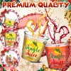 Nuogo 100 Pcs Disposable Christmas Shot Glass Bulk, 2.87oz Plastic