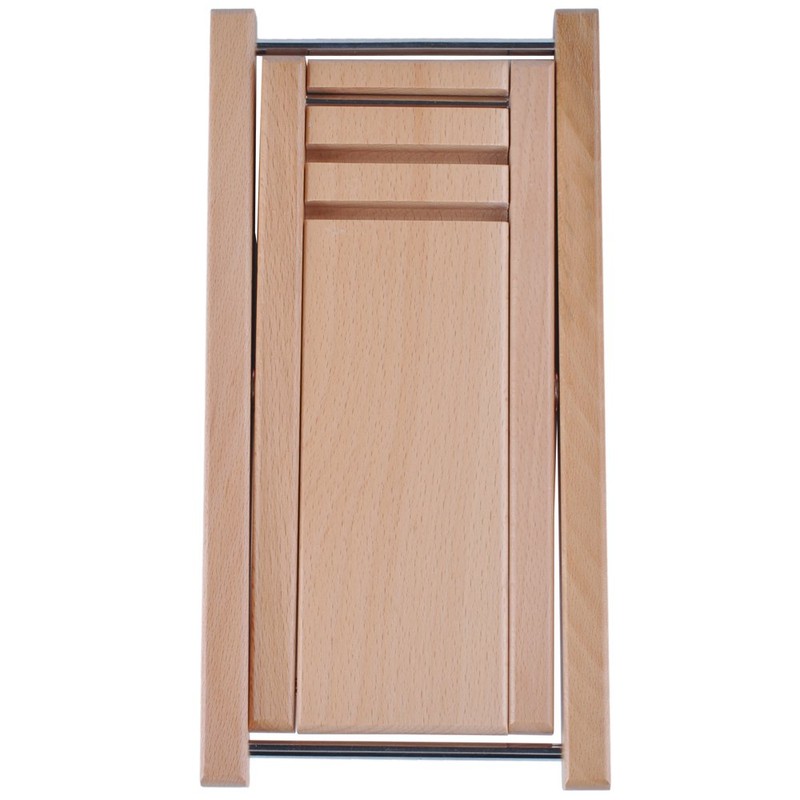 KingPoint Hardwood Guitar Footstool 3 Adjusatble Height Levels