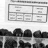 Haosie 70PCS Dome Nut, Acorn Dome Cap Nut, Hex Caps