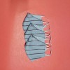 Handmade Pack of 3 reusable washable face mask with 2