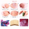 Domiya Z838 Nail Tips, 24 Pieces, Short, Summer, Popular, Japanese