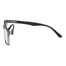 CessBlu Blue Light Filter,Spring Hinges Computer Reading Glasses for Women and Men(Black,+2.75)