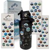 BlueTrail National Parks Water Bottle with Stickers