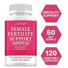 120 Pieces Female Fertility Support - Hormone Estrogen Balance Fertility Support, 1 Count, 60 Tablets / 120개 여성 생식력 지원 - 호르몬 에스트로겐 균형 생식력 지원, 1개, 60정