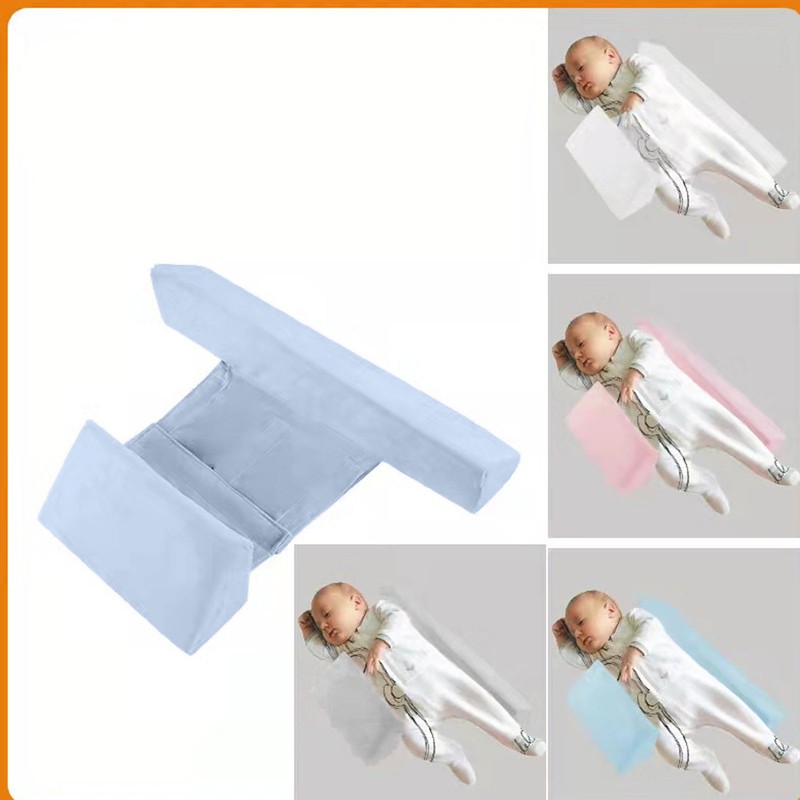 Baby Sleeping Pillow Prevent Rolling Spitting Detachable Wash Baby Side