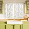 Stanoha Kitchen Curtains (2 Pcs) Over Sink for Bathroom Window