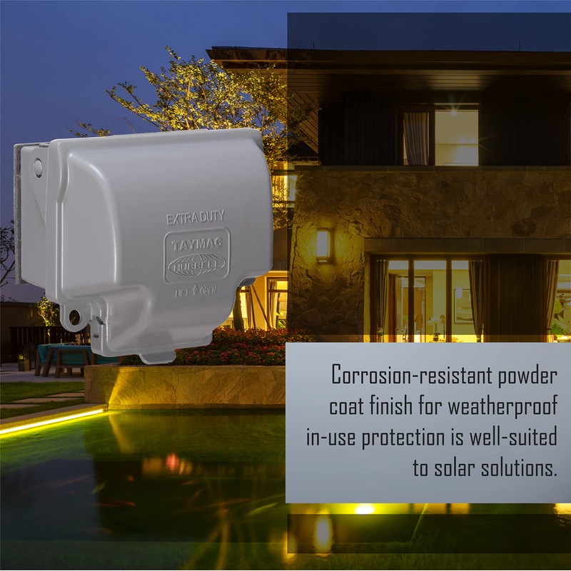 TayMac MX3300 RaynGuard Extra Duty Metal Weatherproof in-Use Cover, 1-Gang,