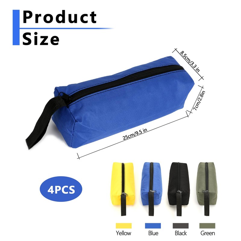 Set of 4 small tool bags, tool bag in 4
