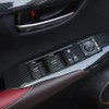 Red Black Carbon Fiber Pattern Interior Accessories Door Window Lock