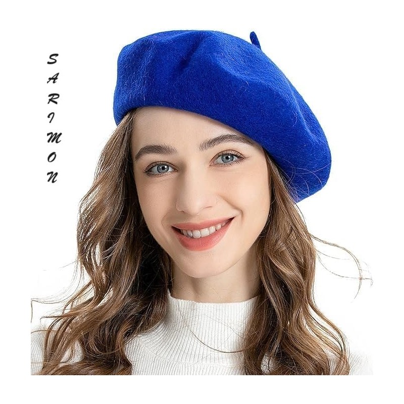 SARIMON Wool French Beret Hat for Men and Women in