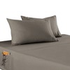 Elegant Comfort 4-Piece Solid Smart Sheet Set-Deep Pocket Fitted Sheet