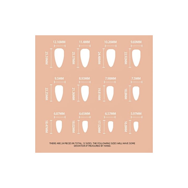 30STK Kurz Square Press on Nails Cat Eye Künstliche Nägel