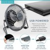 O2COOL 4 Inch USB Powered Table & Desk Personal Fan