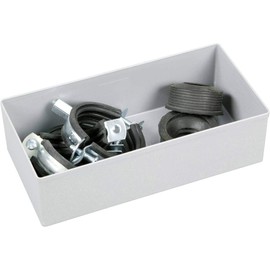 allit 456309 Plastic Box Allit Parts Case for EuroPlus Gray 108X216X63mm