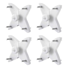 uxcell 17lbs Hardwall Hanger for Hardware, Fasteners Hooks Wall Mount Non-Mark Hook Picture Photo Frame Hangers, 80 Pcs