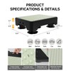 Adjustable Step Stool for Adults, Noctilucent Bed Step Stools, 600