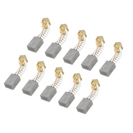 PATIKIL Carbon Brush, 0.5 x 0.3 x 0.2 inches (12 x 8 x 5 mm), Electric Motor, Electric Tools, Angle Grinder Table Saw, Spare Parts Repair 10 Pcs