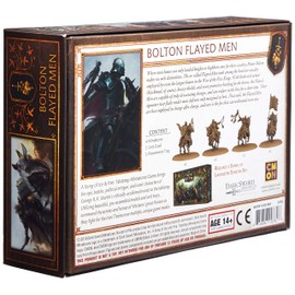 CMON A Song of Ice and Fire Tabletop Miniatures Bolton Flayed Men Unit Box - Fearsome Warriors for Your Army, Strategy Game for Adults, Ages 14+, 2+ Players, 45-60 Minute Playtime, Made
