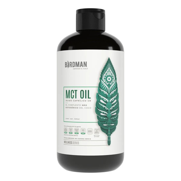 Birdman Mct Oil Ácido Caprílico C8 420ml | 28 Servicios