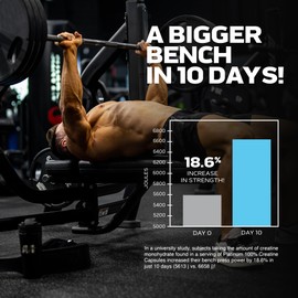 MUSCLETECH MuscleTech Platinum 100% Creatine | MuscleTech | Creapure | Muscle + Strength Builder for Men & Women | Workout Recovery Supplement | 100 Vegan Capsules | 50 Servings