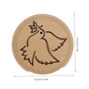 Happyyami Maple Soundhole Cover for Guitar Feedback Buffer Block with