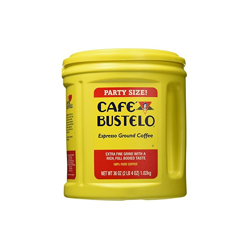 Cafe Bustelo Coffee Espresso, 36-Ounce Cans (Pack of 2)