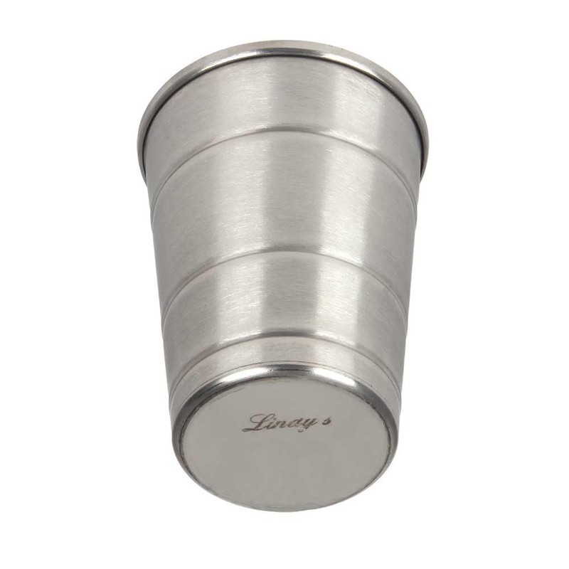 Lindy's Stainless Steel Single Wall Durable Stainless Steel Cup, 12