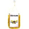 1000 Flags US Virgin Islands Flag Car Window Hanging Pennant